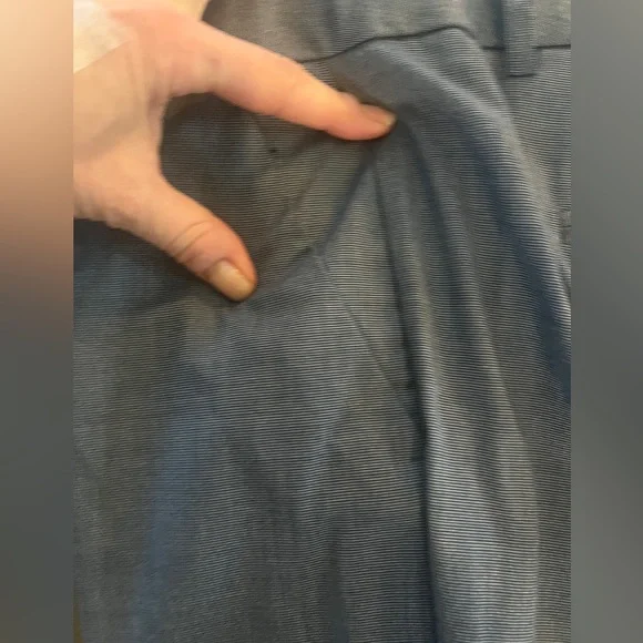 Light Blue /Gray Lightweight Suit pants, Banana Republic Factory, EUC, Sz 4 - Picture 2 of 4